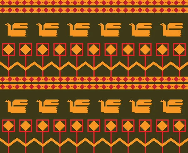 Композиція з соломи, на основі російські Народні ремесла, візерунок — стоковий вектор