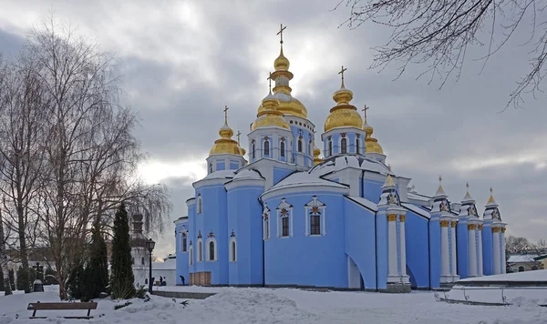 Catedral del Monasterio de Cúpula Dorada de San Miguel, Kiev —  Fotos de Stock