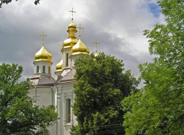 Ukrayna 'nın Chernigov kentindeki Katerinler Kilisesi Ortodoks Kilisesi