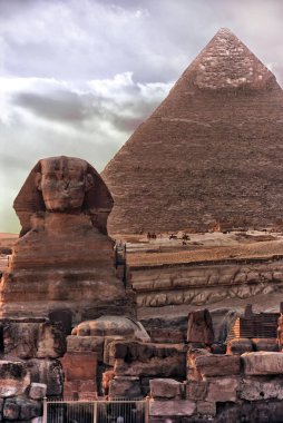 Mısır Kahire Giza piramitleri Firavunlar eski