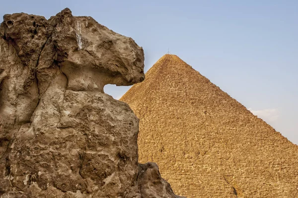 Egito Cairo Pirâmides de Gizé Faraós velhos — Fotografia de Stock