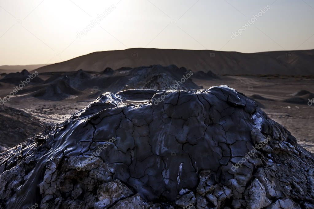 Mud volcanoes in Azerbaijan