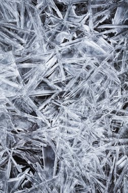 Donmuş kristal desen bak