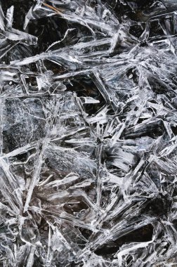 Donmuş kristal desen bak