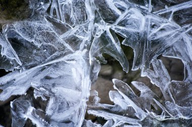 Donmuş kristal desen bak