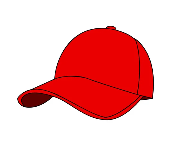 Векторная иллюстрация бейсбольной кепки — стоковый вектор