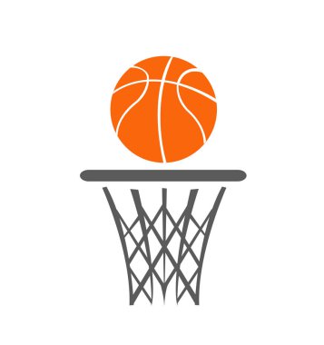 Basketbol, vektör çizim