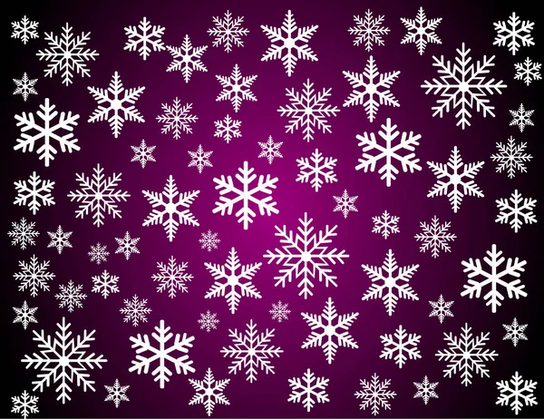 Snowflakes vector illustration art — Stock Vector