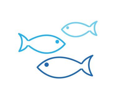 Akvaryum/süs balıkları vektör