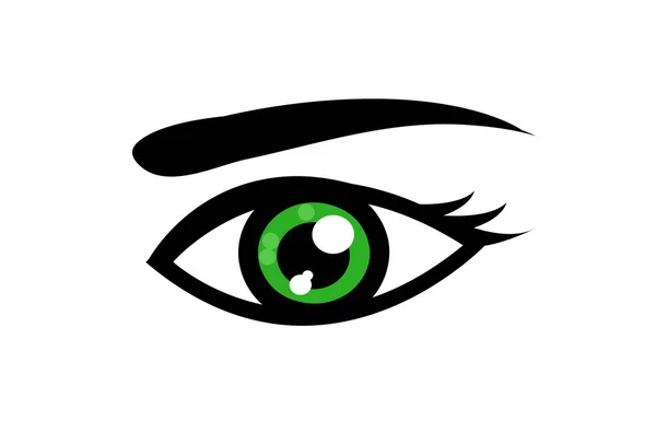 Vektorové ikony oka — Stockový vektor