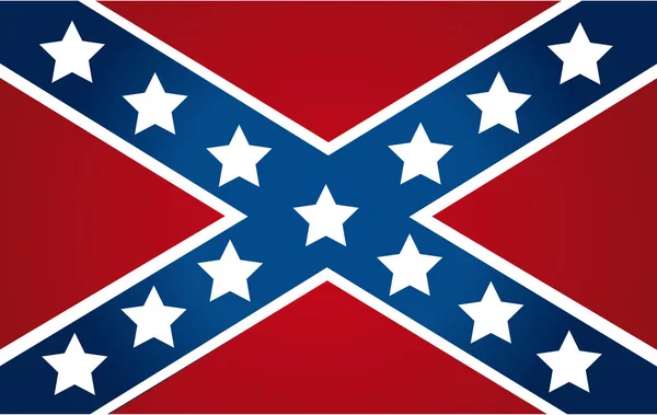 Amerika Konfedere Devletleri Ulusal bayrağı — Stok Vektör