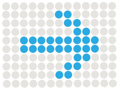 Soyut ok vektör çizimi