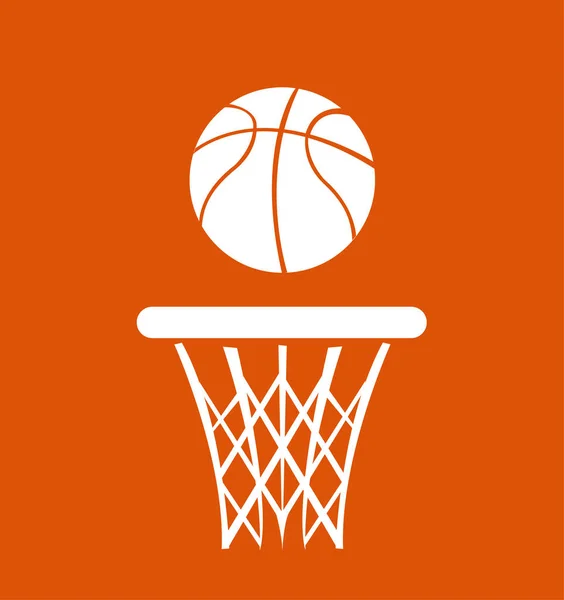 Basket-ball, illustration vectorielle — Image vectorielle