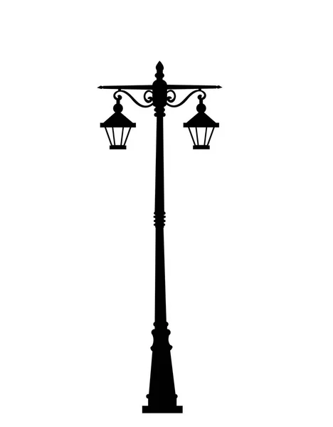 城市街道灯笼 — 图库矢量图片