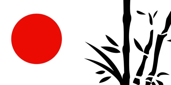 Geleneksel Japon resim — Stok Vektör