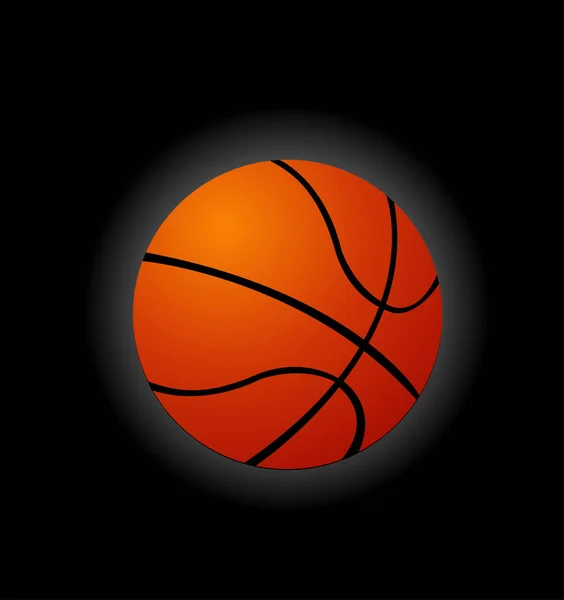 Baloncesto, ilustración vectorial arte — Vector de stock