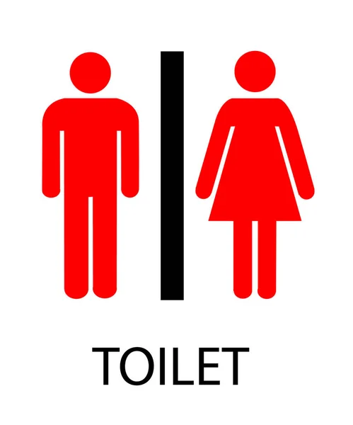 Toilettes pour femmes et hommes — Image vectorielle