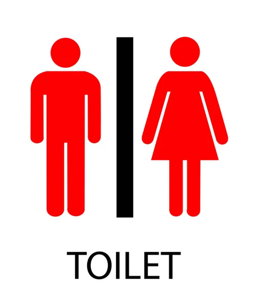 Women's and Men's Toilets — Stock Vector