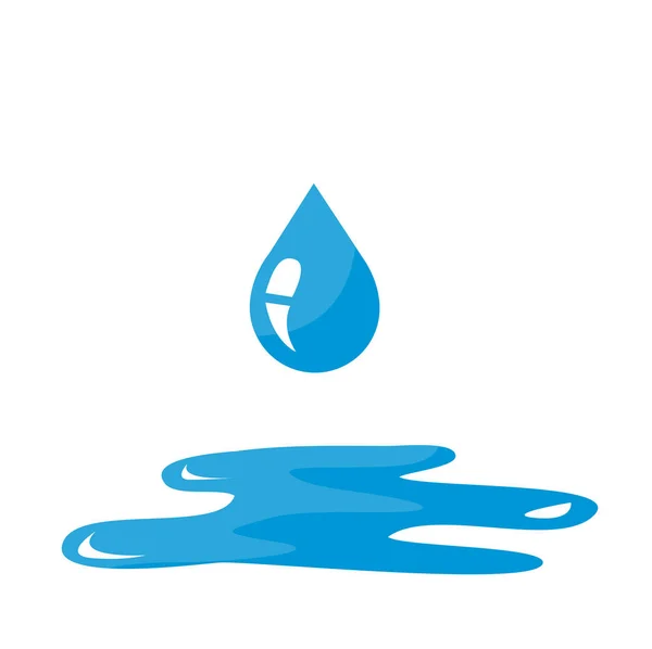 Icono de gota de agua — Vector de stock