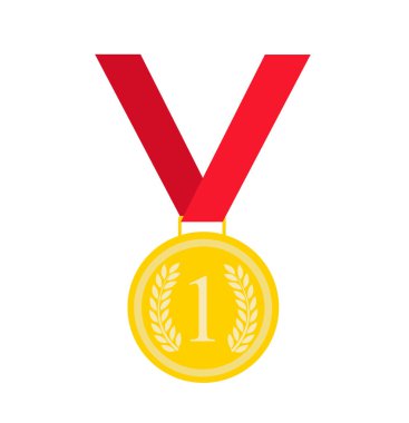 altın madalya vektör çizim