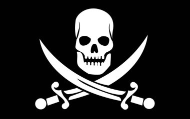 çapraz kemikli vektör kafatası