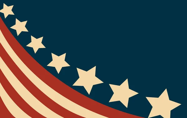 USA-Flagge als Stilvektor — Stockvektor