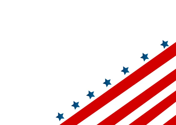 Amerikaanse vlag in stijl vector — Stockvector