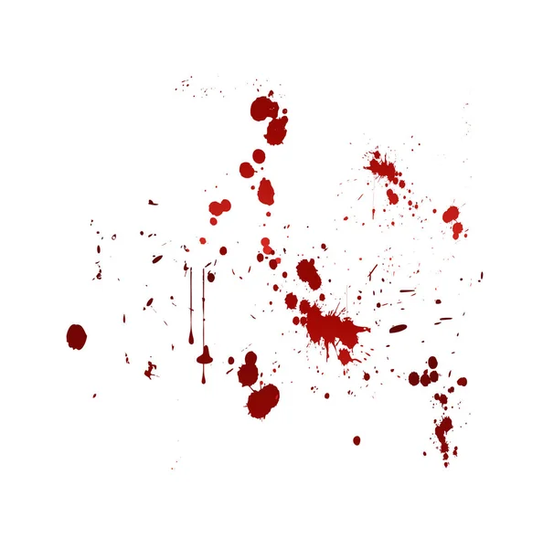 Vecteur d'éclaboussures sanguines — Image vectorielle