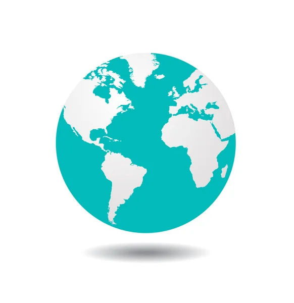 Dünya küre vektör