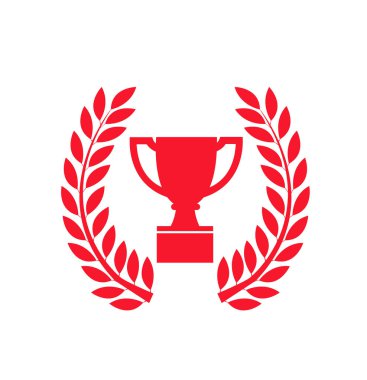 vektör şampiyonları kupa simgesi