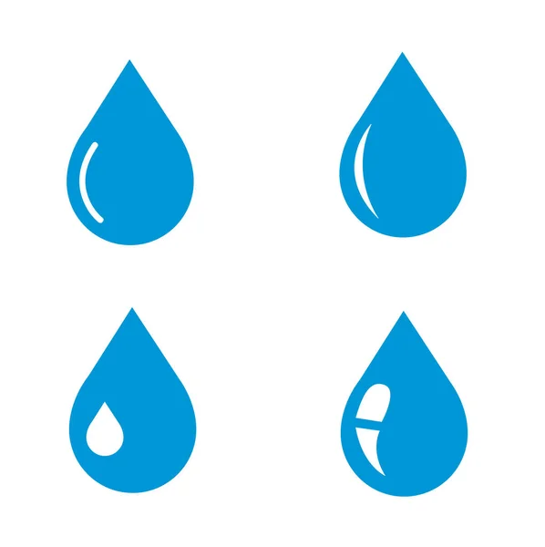 Icono de gota de agua — Vector de stock