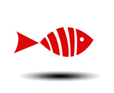 Balık Simgesi Vektörü