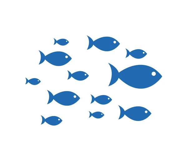 Fish Icons vector — Stock Vector