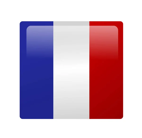 Vector bandera francesa — Vector de stock