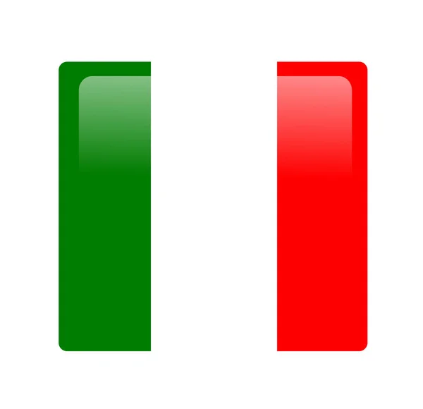 Vector bandera italiana — Vector de stock