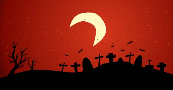 Halloween fundo vetor ilustração — Vetor de Stock