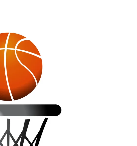 Basket-ball, illustration vectorielle — Image vectorielle