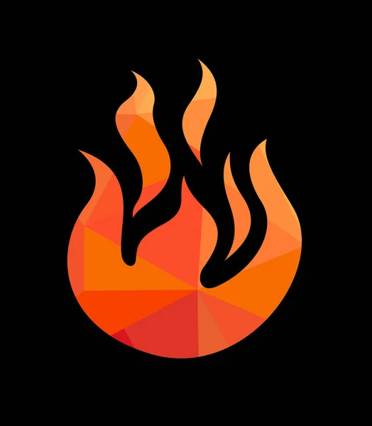 Fire Icon vector — Stock Vector