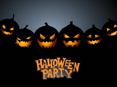 Balkabaklarıyla Cadılar Bayramı Partisi Arkaplanı 