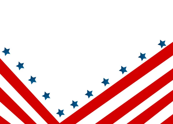 Флаг США по вектору стиля — стоковый вектор