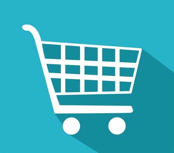 Vector shopping cart icon — Stock Vector