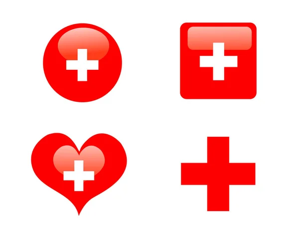 Collection d'icônes à thème médical — Image vectorielle