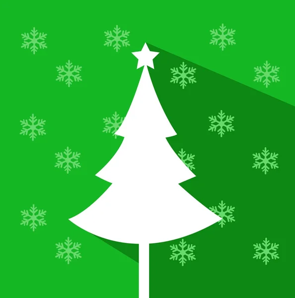 Ilustración abstracta del vector del árbol de Navidad con backgro coloreado — Archivo Imágenes Vectoriales