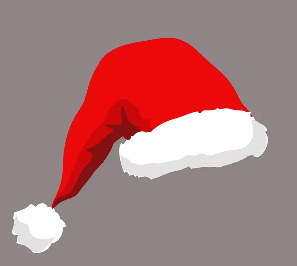 Weihnachtsmann-Hutvektor — Stockvektor