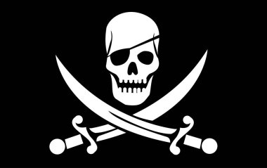 çapraz kemikli vektör kafatası