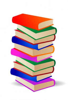 renkli kitap vektör