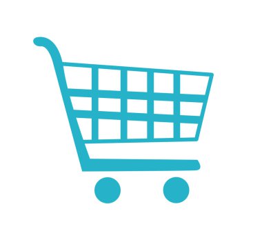 alışveriş sepeti simge vektör