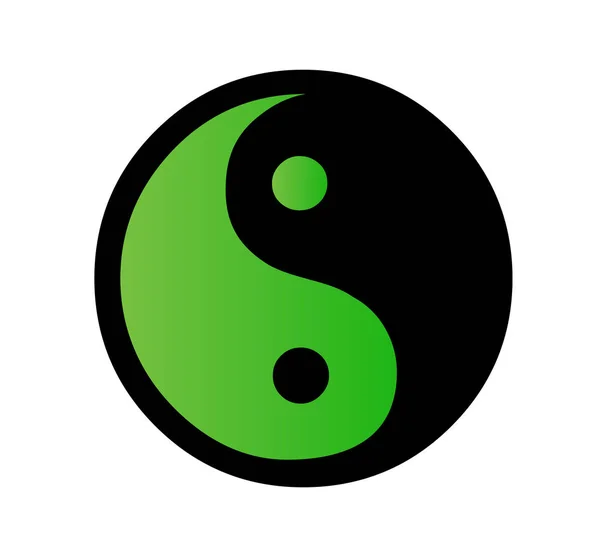Yin y Yang vector de signo — Archivo Imágenes Vectoriales