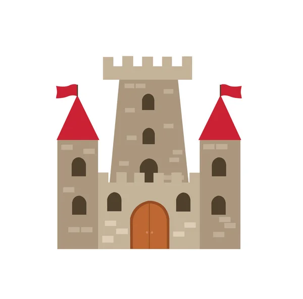Castillo Vector Ilustración — Archivo Imágenes Vectoriales