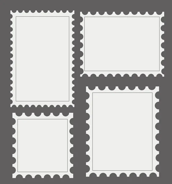 Чистая почтовая марка — стоковый вектор
